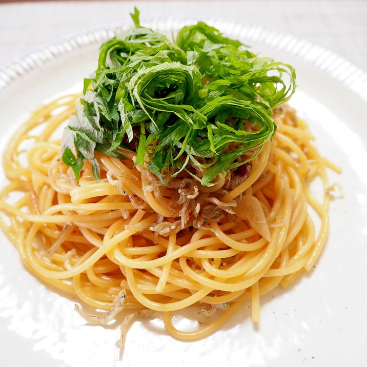 超簡単!じゃことしその和風ペペロンチーノ☆